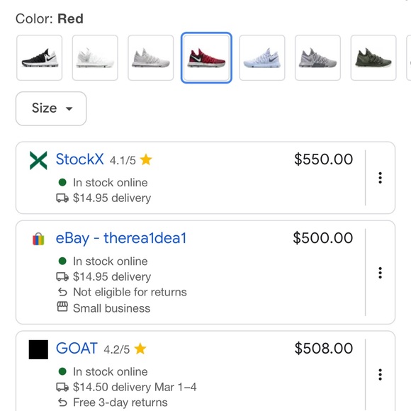 Kd. Size 9.5 men’s basketball shoes - Picture 2 of 9